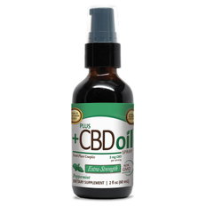 Plus +CBD Oil Extra Strength Peppermint Hemp Spray (3mg CBD)-image1