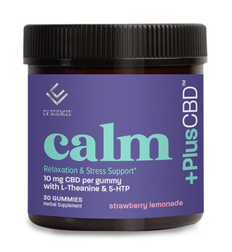 Plus +CBD Oil Calm Relaxation & Stress Support Gummies (10mg CBD)-image1