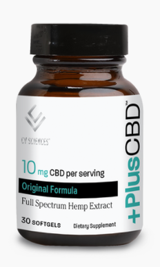 Plus +CBD Oil Original Formula Hemp Softgels (10 mg CBD)
