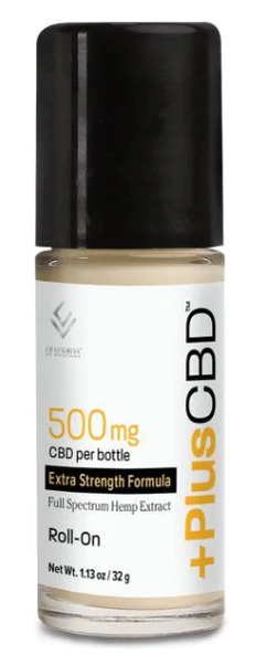 Plus +CBD Oil Extra Strength Hemp Roll-on (500mg CBD)-image1
