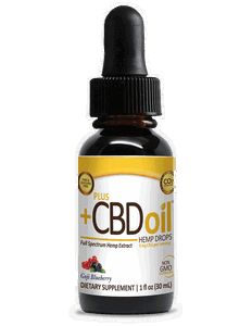 Plus +CBD Oil Goji Blueberry Hemp Drops (3mg)