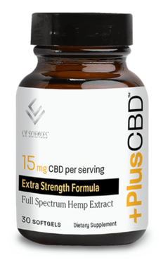 Plus +CBD Softgels 15mg-Serving Extra Strength Formula-image1