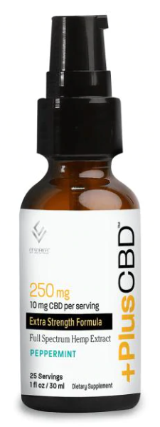 Plus +CBD Peppermint Drops 250mg Extra Strength Formula
