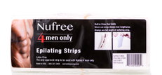Nufree 4 Men Only Epilating Strips-image1