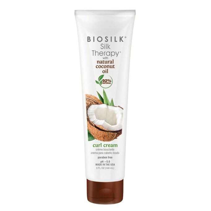 Biosilk Silk Therapy With Organic Coconut Oil Curl Cream