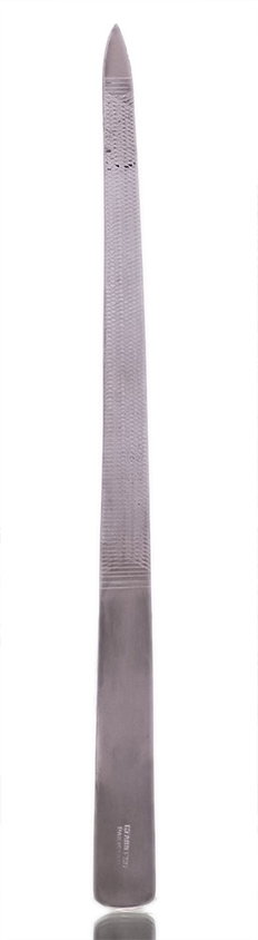 DL Pro 8'' Triple Cut Stainless Steel Metal Nail File (O87)-image1