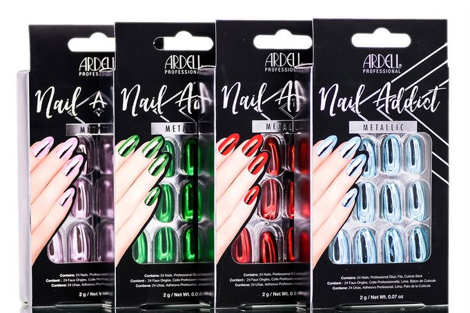 Ardell Nail Addict Metallic Artificial Nail Set -image1