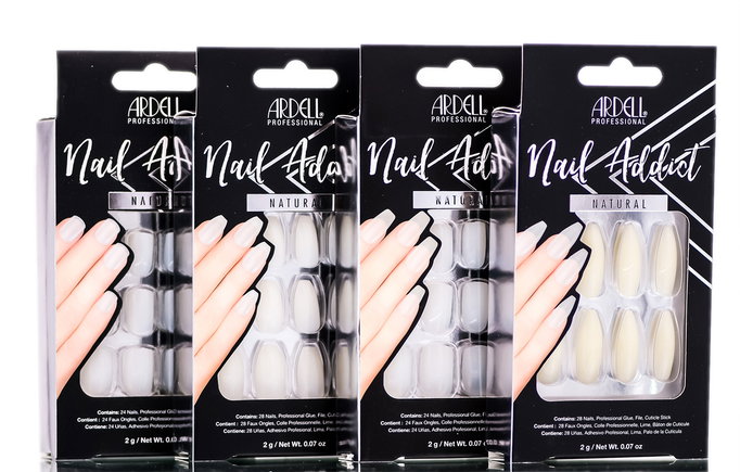 Ardell Nail Addict Natural Artificial Nail Set-image1