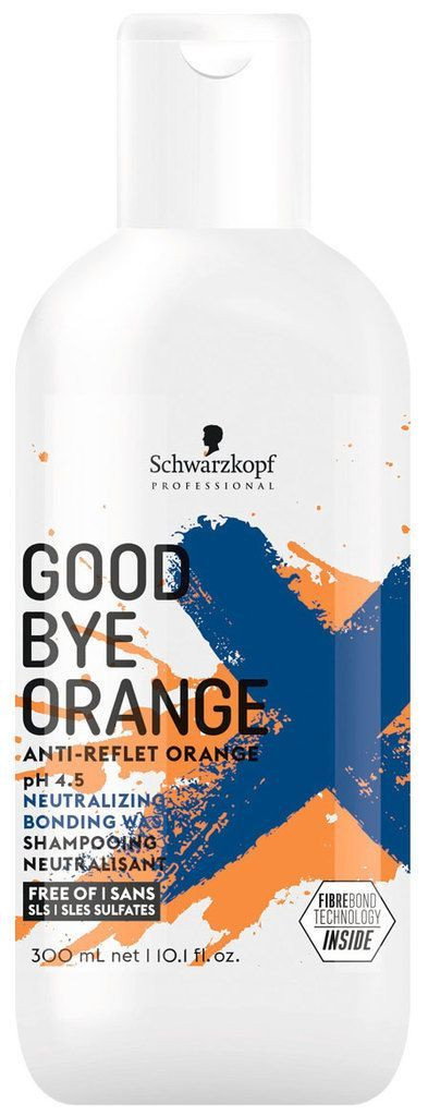 33.8 oz, Schwarzkopf GoodBye Orange Neutralizing Wash Shampoo