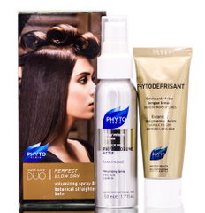 Phyto Must-Have Duo Perfect Blow Dry Volumizing Spray & Botanical Straightening Balm-image1