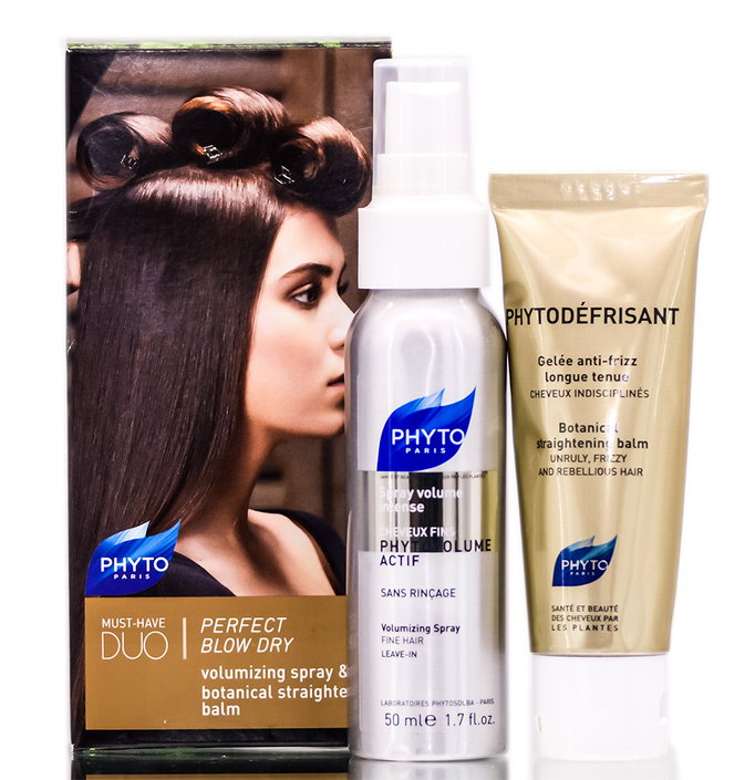 Phyto Must-Have Duo Perfect Blow Dry Volumizing Spray & Botanical Straightening Balm-image1 Phyto Must-Have Duo Perfect Blow Dry Volumizing Spray & Botanical Straightening Balm-image1