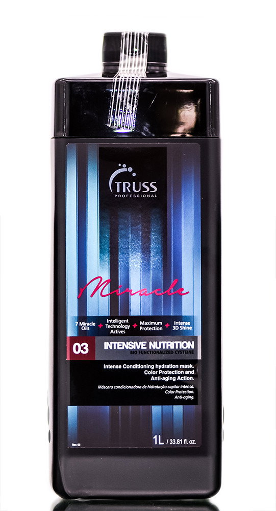 Truss Professional Miracle Intensive Nutrition Bio Functionalized Cysteine - Hydration Hair Mask-image1 Truss Professional Miracle Intensive Nutrition Bio Functionalized Cysteine - Hydration Hair Mask-image1