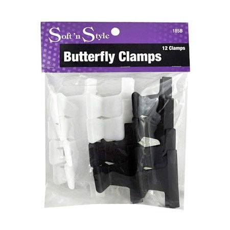 Soft 'N Style 2" Wide Butterfly Clamps