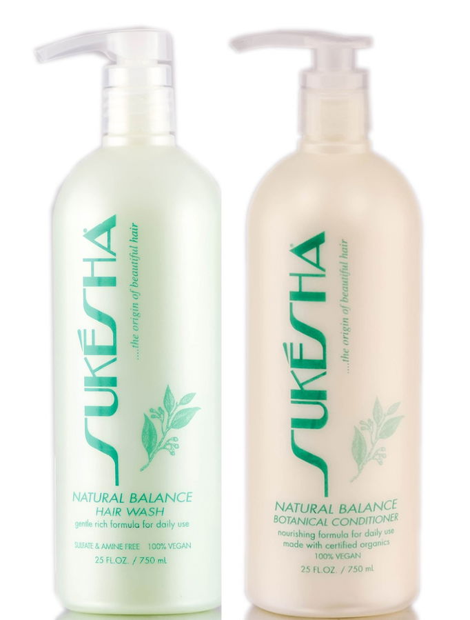 Sukesha Natural Balance Hair Wash & Natural Balance Botanical Conditioner