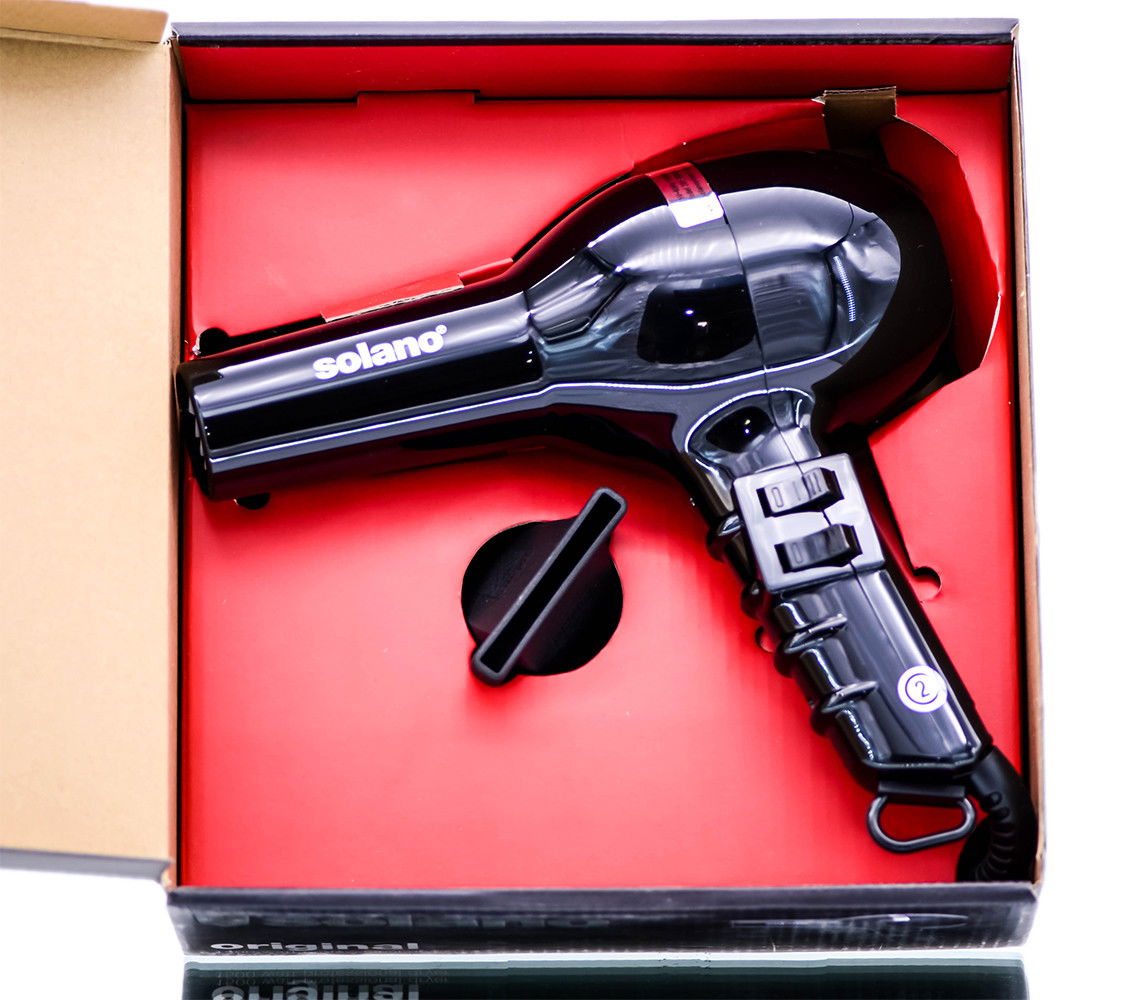Black, Solano Professional Original Hair Dryer