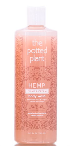 The Potted Plant Hemp Plums & Cream Body Wash-image1