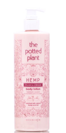 The Potted Plant Hemp Plums & Cream Body Lotion