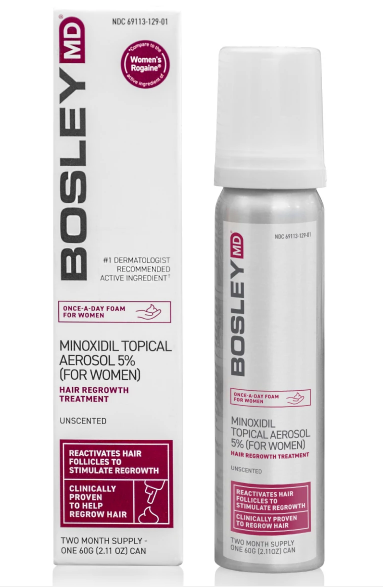 Bosley MD Women's Minoxidil 5% Rogaine Hair Regrowth Treatment-image1