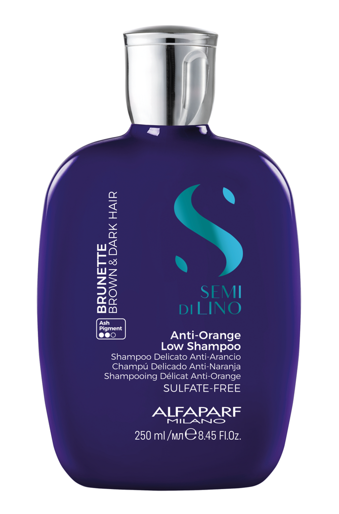 Alfaparf Milano Semi Di Lino Brunette Anti-Orange Low Shampoo-image1 Alfaparf Milano Semi Di Lino Brunette Anti-Orange Low Shampoo-image1