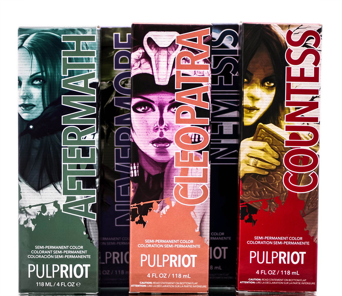Cleopatra/Peach Rose, PulpRiot The Raven Collection Semi-Permanent