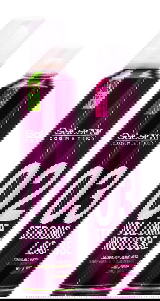 Salerm 02 Volume Mousse & 03 Strong Lac Hairspray