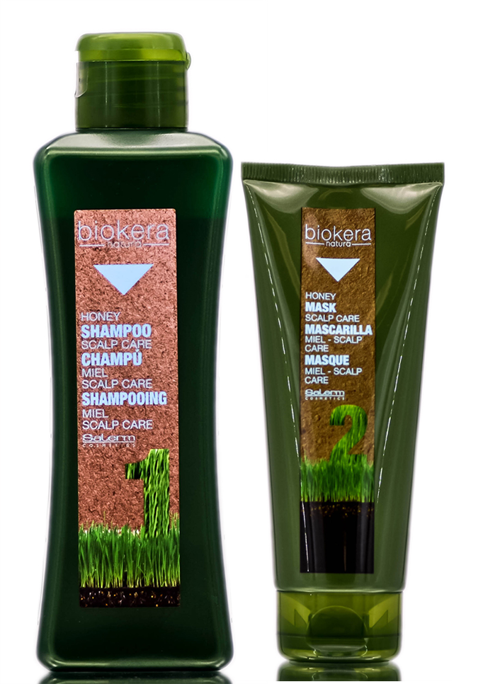 Salerm Biokera Scalp Care Honey Shampoo & Honey Mask Scalp Care-image1 Salerm Biokera Scalp Care Honey Shampoo & Honey Mask Scalp Care-image1