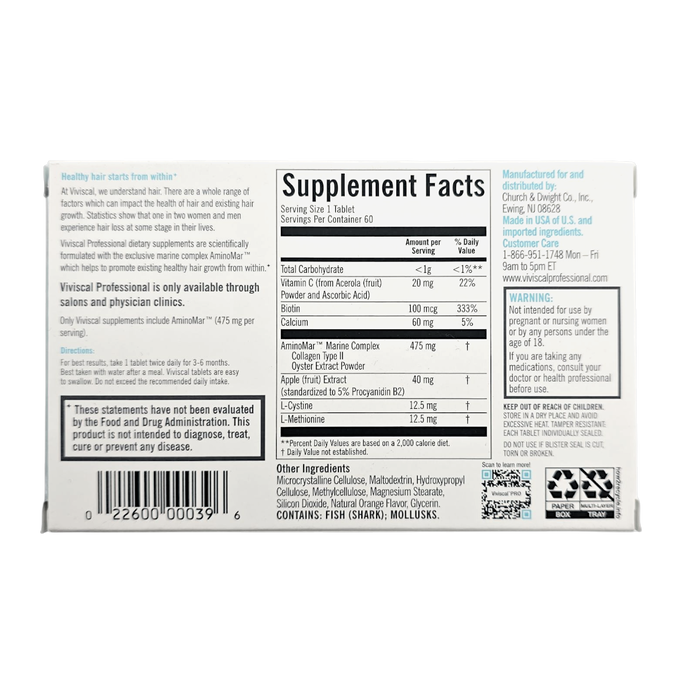 Viviscal Pro Professional Strength Hair Growth Supplements