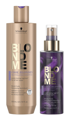 Schwarzkopf BlondMe Cool Neutralizing Shampoo & Neutralizing Spray Conditioner-image1 Schwarzkopf BlondMe Cool Neutralizing Shampoo & Neutralizing Spray Conditioner-image1