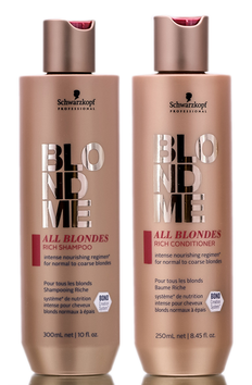 Schwarzkopf BlondMe Rich Shampoo & Rich Conditioner