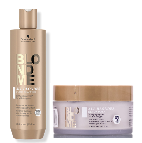 Schwarzkopf BlondMe Detox Shampoo & Detox Mask Schwarzkopf BlondMe Detox Shampoo & Detox Mask