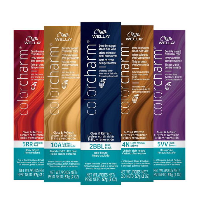 Wella Color Charm Gloss & Refresh Demi-Permanent Cream Hair Color