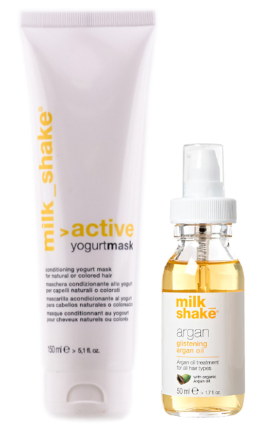 Milkshake Active Yogurt Mask & Argan Oil Treatment-image1 Milkshake Active Yogurt Mask & Argan Oil Treatment-image1