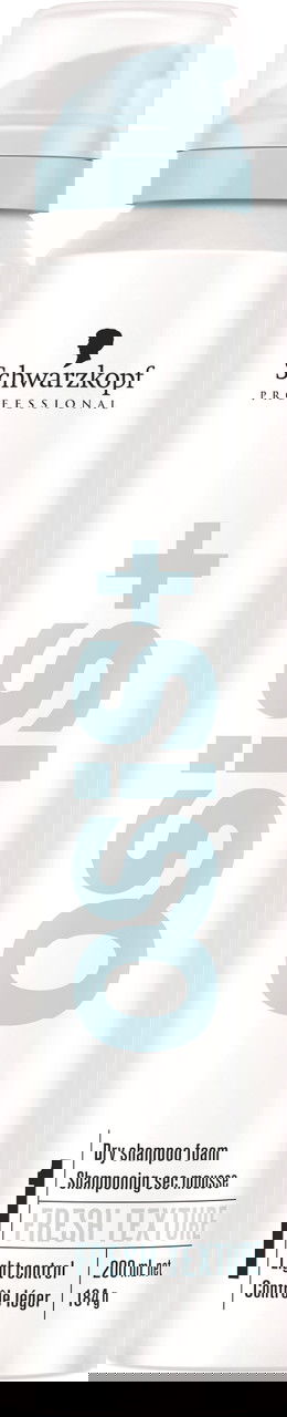 Schwarzkopf Osis+ Fresh Texture Dry Shampoo Foam