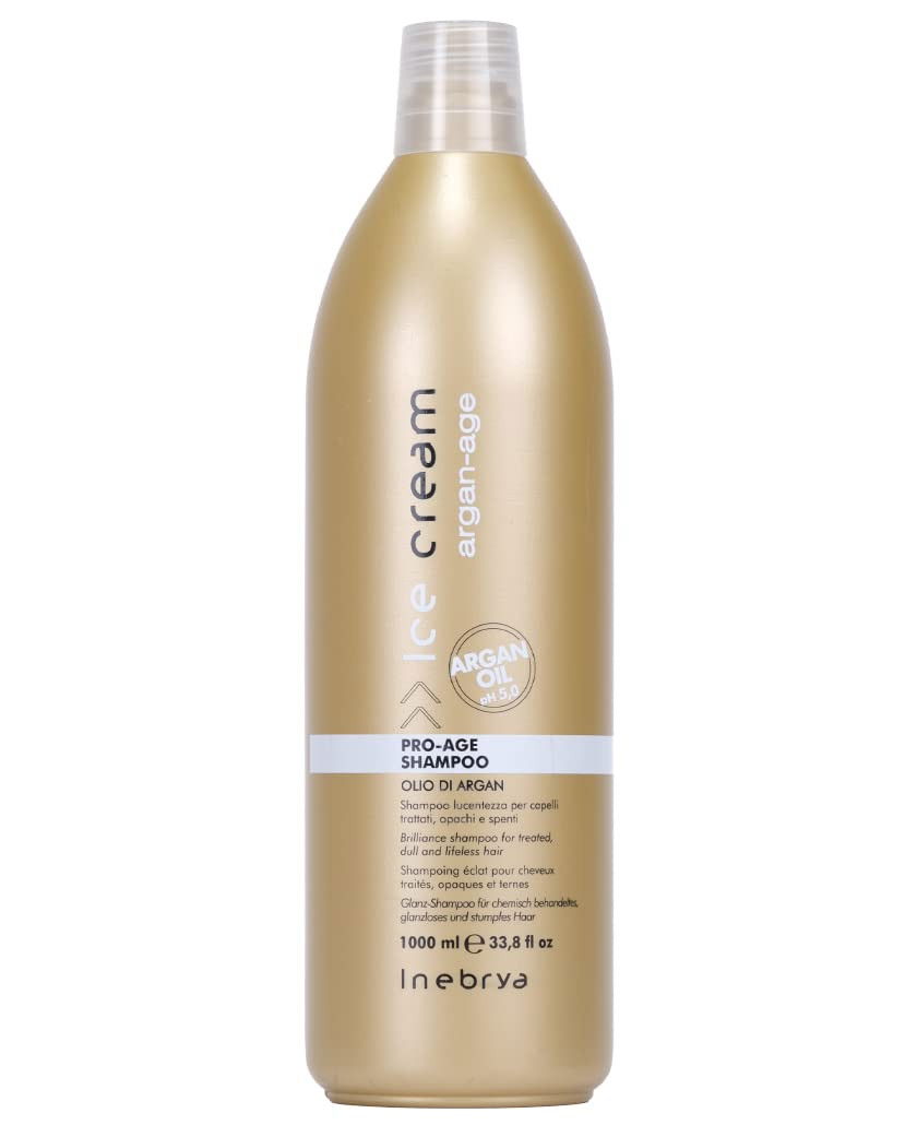 33.8 oz Inebrya Ice Cream Argan Age Pro Age Shampoo