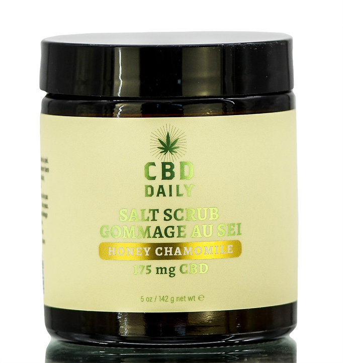 CBD Daily Honey Chamomile Salt Scrub-image1