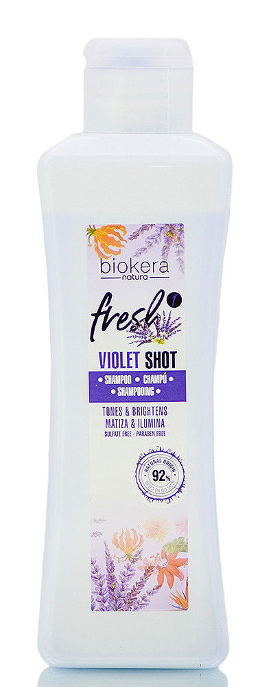 Salerm Biokera Natura Fresh Violet Shot Shampoo