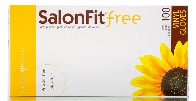 Graham Beauty SalonFit Free Vinyl Gloves Graham Beauty SalonFit Free Vinyl Gloves