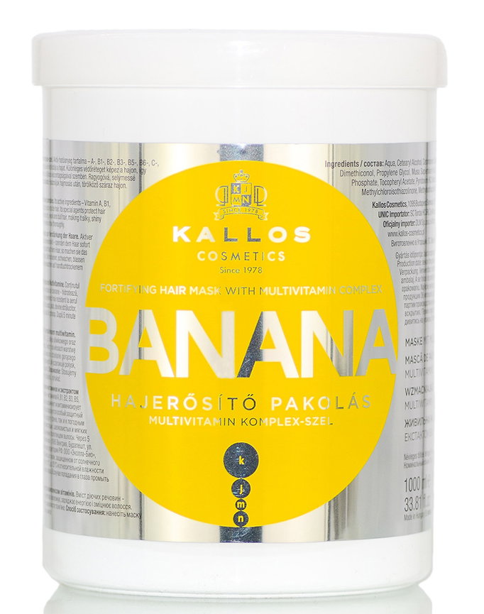 Kallos Cosmetics Banana Fortifying Hair Mask-image1