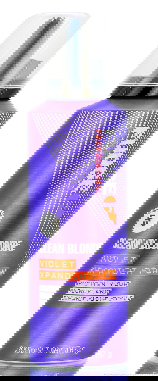 6.76 oz, Fudge Professional Clean Blonde Violet Xpander Foam