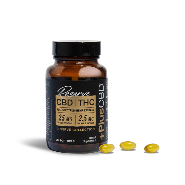 Plus +CBD Reserve Collection Softgels 25MG/2.5MG-image1