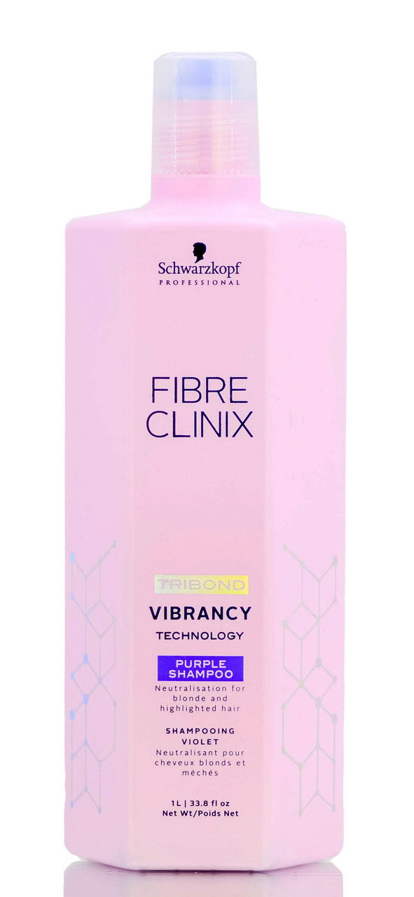 10.1 oz, Schwarzkopf Fibre Clinix Vibrancy Purple Shampoo | SleekShop