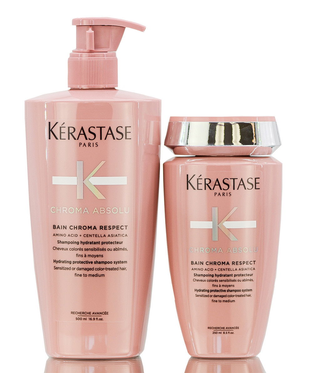 8.5 oz, Kerastase Chroma Absolu Bain Chroma Respect for Fine to