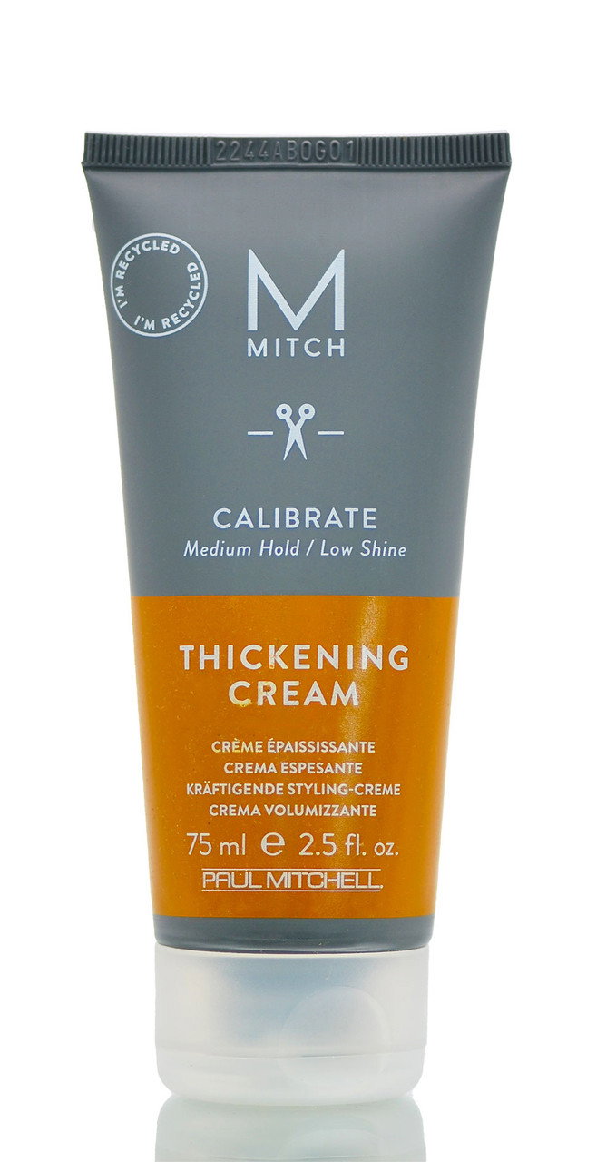 Mitch By Paul Mitchell Calibrate Medium Hold/Low Shine Thickening Cream Mitch By Paul Mitchell Calibrate Medium Hold/Low Shine Thickening Cream