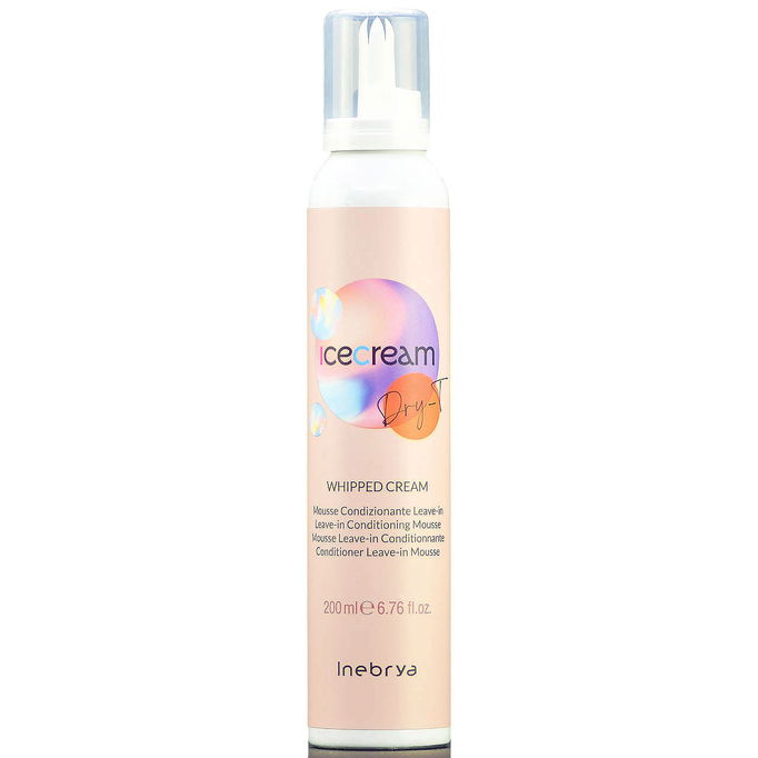 Inebrya Ice Cream Dry-T Whipped Cream Leave-In Conditioning Mousse