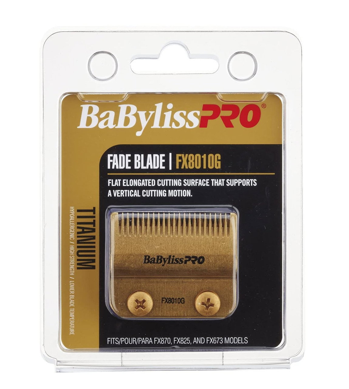 BaBylissPro Replacement Gold Titanium Fade Blade BaBylissPro Replacement Gold Titanium Fade Blade
