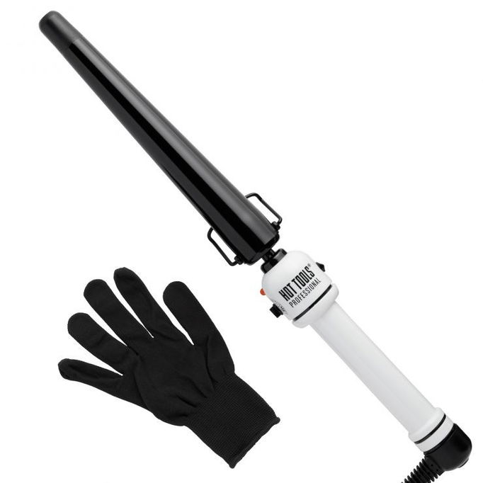 Hot Tools Nano Ceramic Collection Extra Long Tapered Iron XL