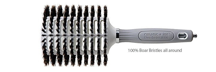 Olivia Garden Ceramic Ion Turbo Vent Boar Oval Brush Olivia Garden Ceramic Ion Turbo Vent Boar Oval Brush