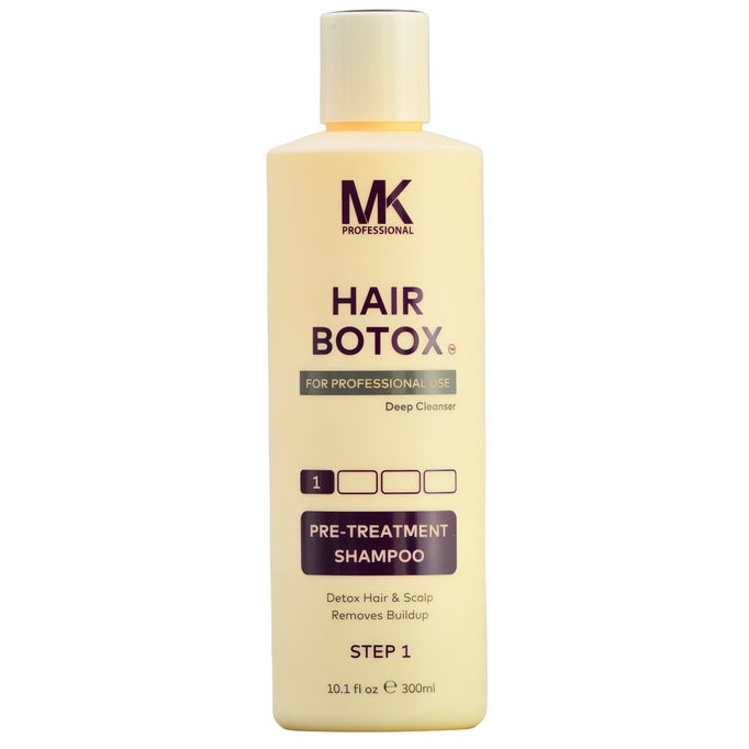 MK Professional Hair Botox 1 Pre-Treatment Shampoo (Step 1)