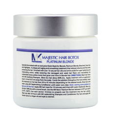 MK Professional Majestic Hair Botox Platinum Blonde