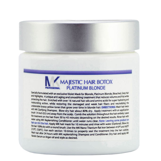 MK Professional Majestic Hair Botox Platinum Blonde